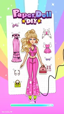 DIY Paper Doll Dress Up android App screenshot 0