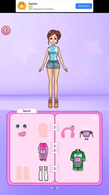 DIY Paper Doll Dress Up android App screenshot 1